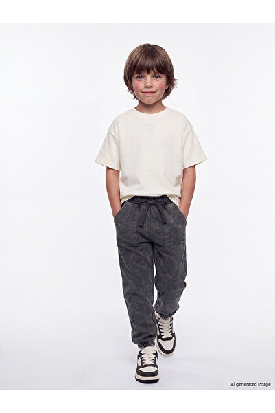 LC Waikiki Lcw Kids Anthracite Boys' Jogger Sweatpants