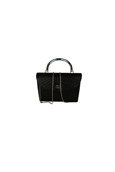 dukidasoturkiye Duki Daso Metal Handle Black Women's Hand and Shoulder Bag | ...
