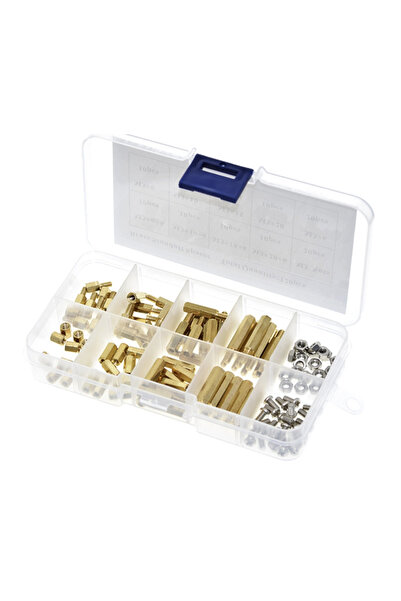 OEM Set de 120 de distanțiere din alamă M3 pentru PCB, cu șuruburi și piulițe...