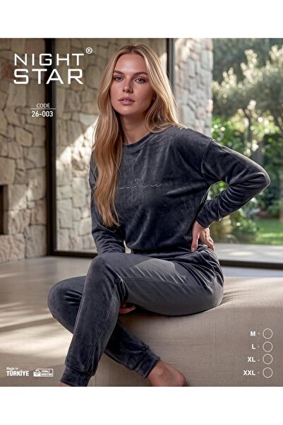 Night Star Velvet Smoked Pajama Set
