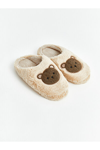 LC Waikiki Alita City Lcw Steps Beige Girls' Slippers with a Difference