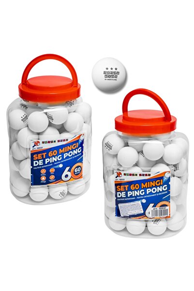Robentoys Mingi de ping-pong din ABS - 60 buc/set -