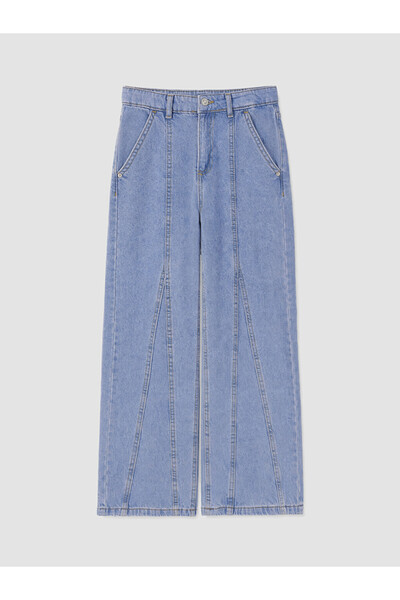 LC Waikiki Baggy Fit Girl's Jean Trousers