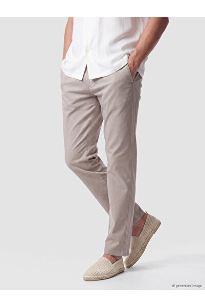 LC Waikiki Southblue Beige Standard Fit Men's Trousers