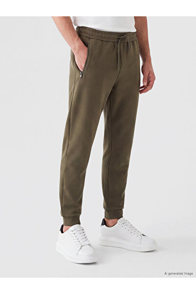 LC Waikiki Lcwaikiki Classic Haki Regular Fit Men's Jogger Sweatpants