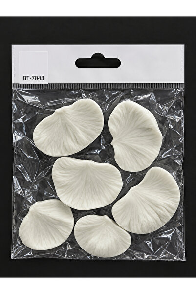 Adana Pasta Malzemeleri Bt-7043 Leaf Veining Silicone Mold 5.5 - 4 cm 6 Pieces