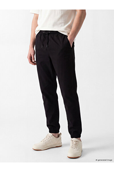LC Waikiki Xside Black Regular Fit Men's Jogger Pants