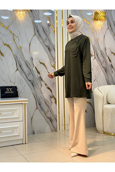 NY Mehlika Exclusive KADO YUVARLAK DESENLİ TUNİK 268188