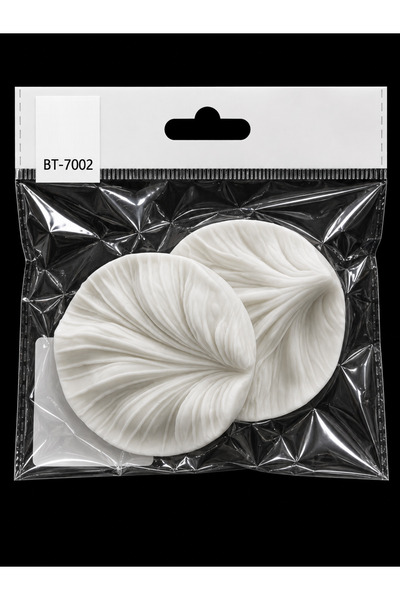 Adana Pasta Malzemeleri Bt-7002 Leaf Veining Silicone Mold 2 Pieces 6 X 6 cm