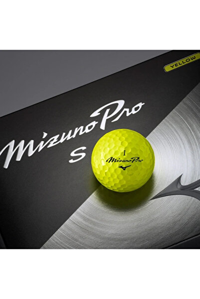 MIZUNO 25 Pro S 3-Piece Golf Ball Set Yellow