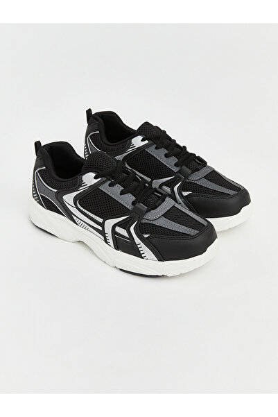 LC Waikiki Two Mt Shop Quality Lcw Steps Black Boys' Sneakers
