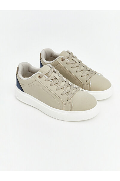 LC Waikiki Lcw Steps Beige Lace-Up Men's Sneaker