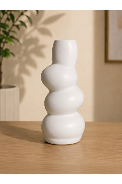 Happyland Vazo Dekoratif Bubble Vazo 20 cm – Modern Minimal Kırılmaz Çiçek Va...