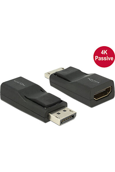DELOCK Μετατροπέας DisplayPort αρσενικό σε HDMI θηλυκό 1 τεμάχιο (65685)