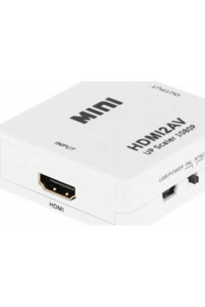Cabletech Μετατροπέας HDMI θηλυκό σε RCA θηλυκό Λευκό 1 τεμάχιο KOM0982