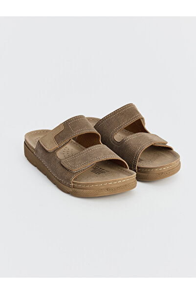 LC Waikiki Lcw Steps Beige Men's Slippers with Nevavm Difference