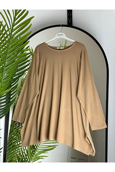 ÖZNE BUTİK Women's 100% Cotton Lycra Combed Cotton Tunic
