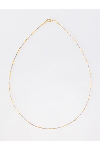 Jimmy Key Karışık Balıksırtı Zincir Formlu Choker Kolye