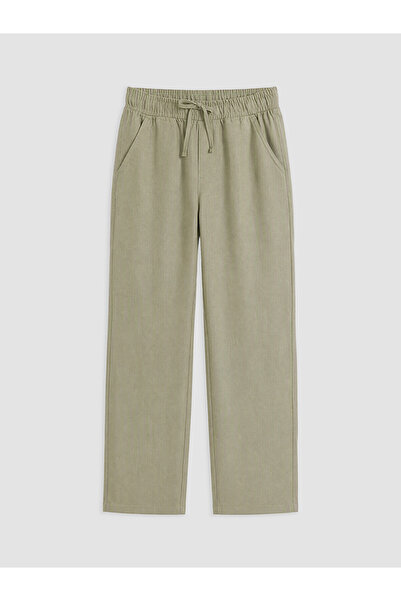 LC Waikiki Two Mt Shop Quality Green Regular Fit Boys' Trousers