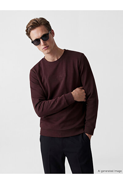 LC Waikiki Vizyon New Season Crew Neck Printed Men's Sweatshirt