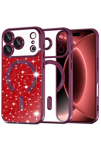 Techsuit Θήκη iPhone 17 Pro Max/ iPhone 18 Pro Max, Πολυτελής με Γκλίτερ MagS...
