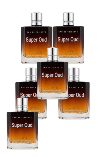 trı 6 Pieces Super Oud Perfume 100ML