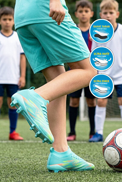 WALKWAY Mint Sock-Lace Unisex Football Shoes Krampon Strike g