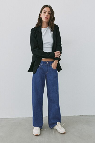 Pull & Bear Düşük bel straight fit jean