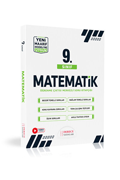 Derece Yayınları 9. Sınıf Matematik Set Maarif Modeline Uygun