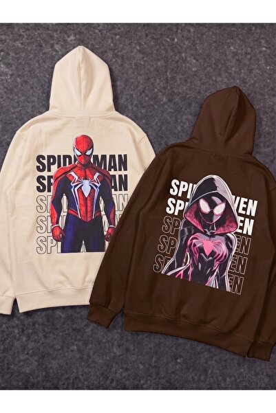 macklin Lover - Friend Couple Combination Spider Man and Gwen Double Back Pri...