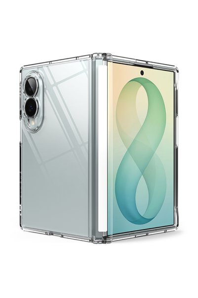 Ringke Husa pentru Samsung Galaxy Z Fold8, Fusion Flap, transparenta