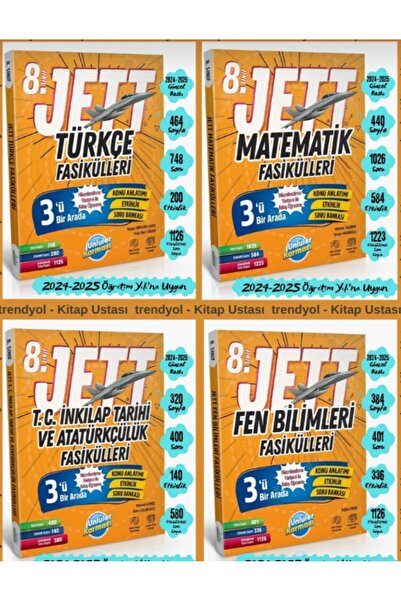 Ünlüler Karması Ünlüler Yayınları 8.Sınıf LGS Matematik Fen Bilimleri Türkçe ...
