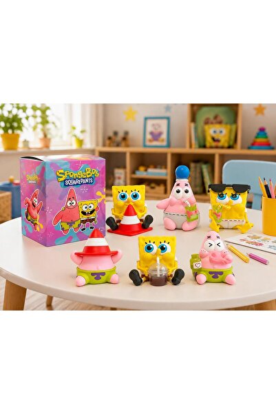 Natavanbutık Sponge Bob Patrick Blind Box Rastgele Figür – 6 Farklı Karakteri...