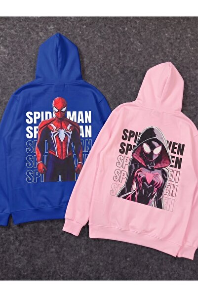 macklin Lover - Friend Couple Combination Spider Man and Gwen Double Back Pri...