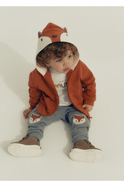 MAYORAL Erkek Bebek 3 Parça Figürlü Eşofman Takımı ve Sweatshirt 2832