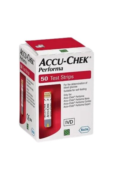 ACCU CHECK Accu Chek Performa Blood Sugar Test Strips Pack of 50s