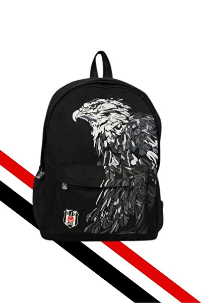 Beşiktaş Eagle Print Detailed Backpack