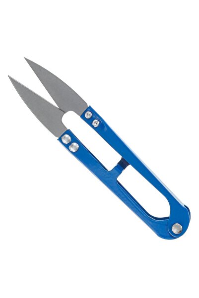 OEM Foarfecă pentru țesături, albastru metalizat, 10,5 cm