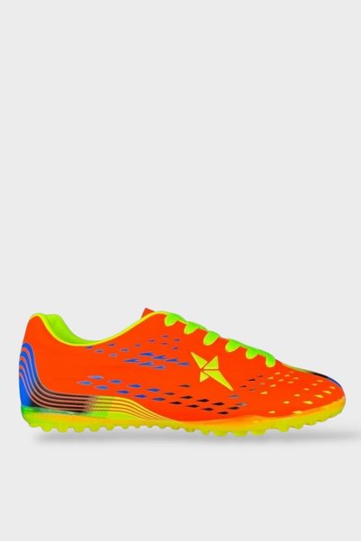 Jagulep Men's Tpu Sole Football Turf Shoes Orange - Yellow