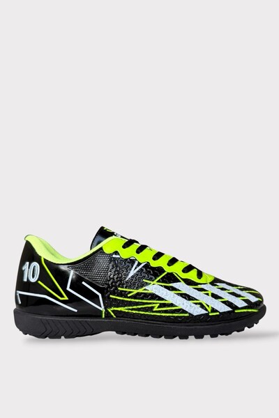 Jagulep Men's Football Turf Field Shoes Yellow - Black