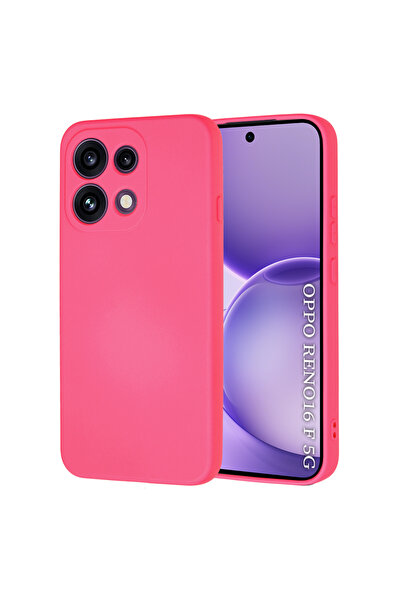 Techsuit Case for Oppo Reno16 F/ Oppo Reno16 FS, SoftFlex, shockproof, fuchsia