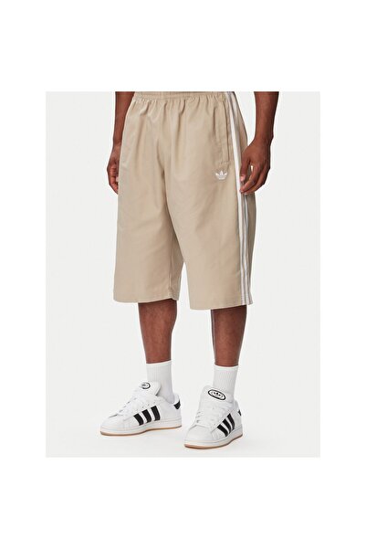 adidas Pantaloni scurți de sport - Bej - Talie normală
