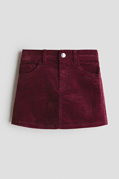 H&M Fitilli Kadife Etek