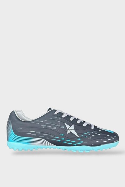 Jagulep Men's Tpu Sole Football Turf Shoes Dark Blue - Turquoise