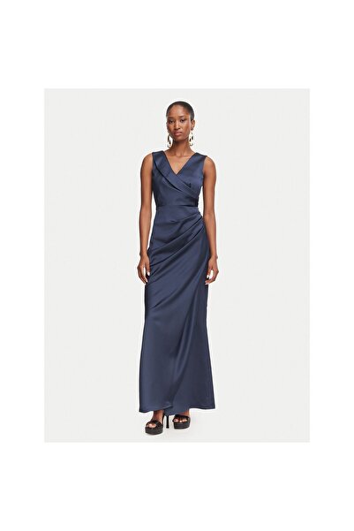 RINASCIMENTO Rochie de seară pentru femei CFC0130465003 Albastru închis