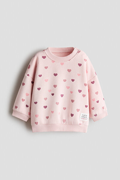 H&M Baskılı Sweatshirt