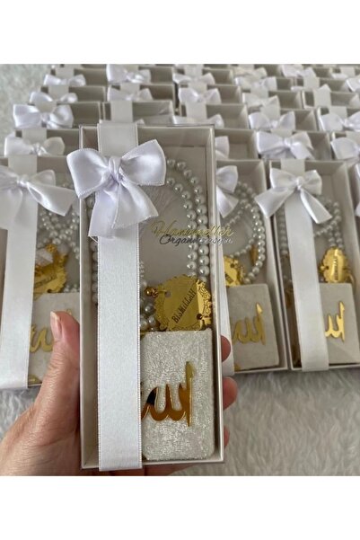 Genel Markalar Kişiye özel tasarım kutulu tespihli Kur’an-ı Kerim le hediyeli...