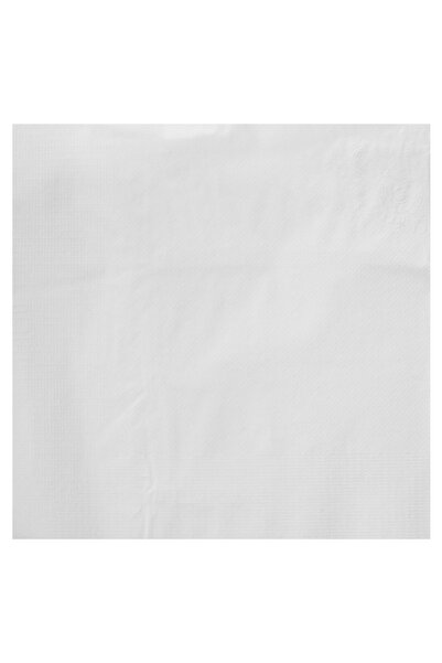 OEM 100 bucăți șervețele de masă albe de lux, cu 2 straturi, 33x33cm