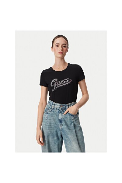 Guess Tricou de damă W6YI21K4337 Negru