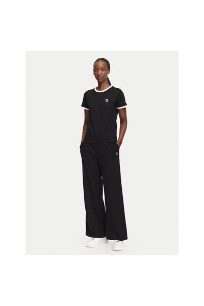 Karl Lagerfeld Pantaloni de trening - Negru - Talie normală
